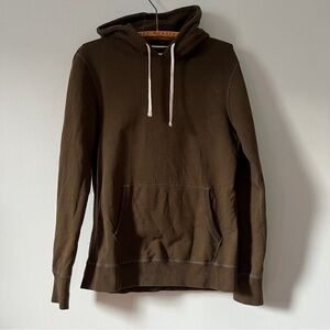 Reigning Champ Mens Hoodie Size Small Made in Canada Olive‎ Green